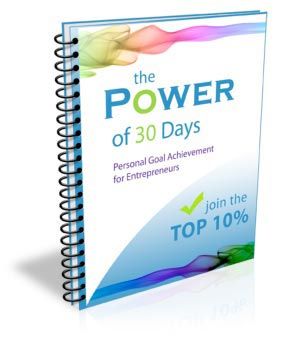 The Power of 30 Days - Join the Top 10% Group Coaching Program